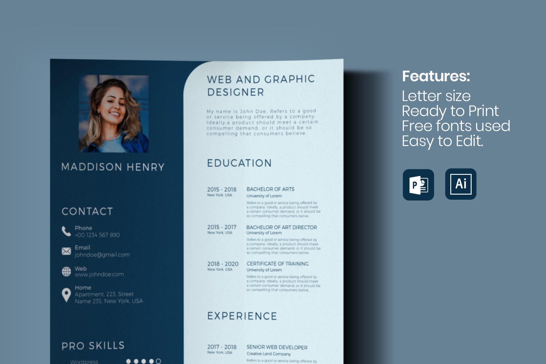 10-clean-and-stylish-resume-templates-slidequest