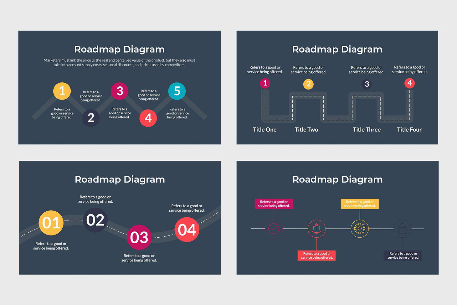 powerpoint template roadmap free download