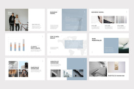 Quattro Minimal PowerPoint Template – Slidequest