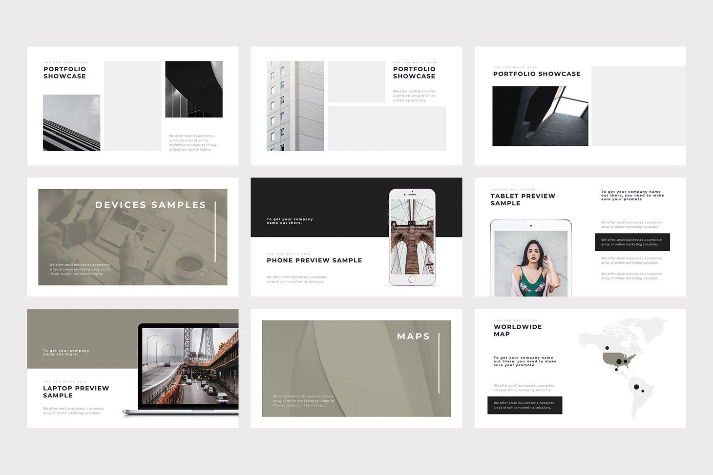 keynote template free minimal