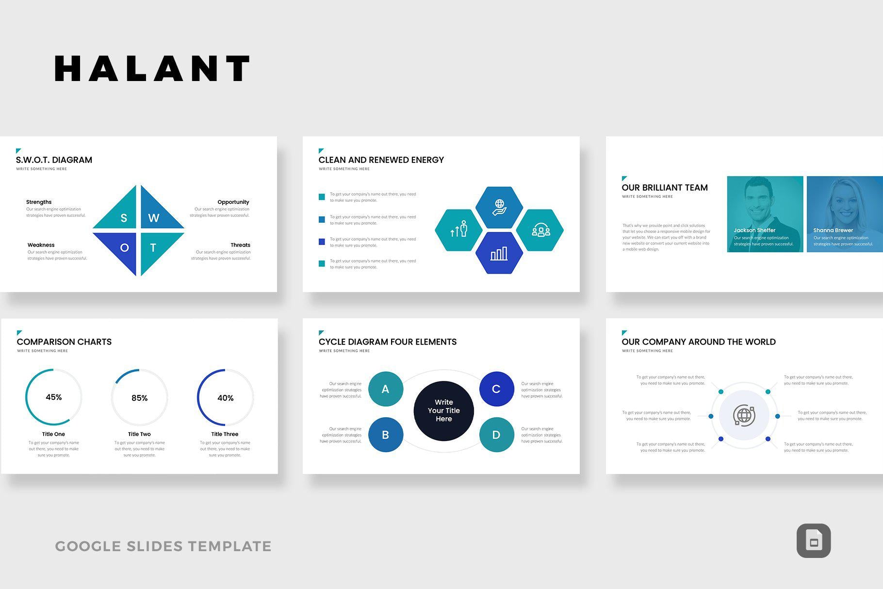 VRIO Analysis Model Google Slides Template