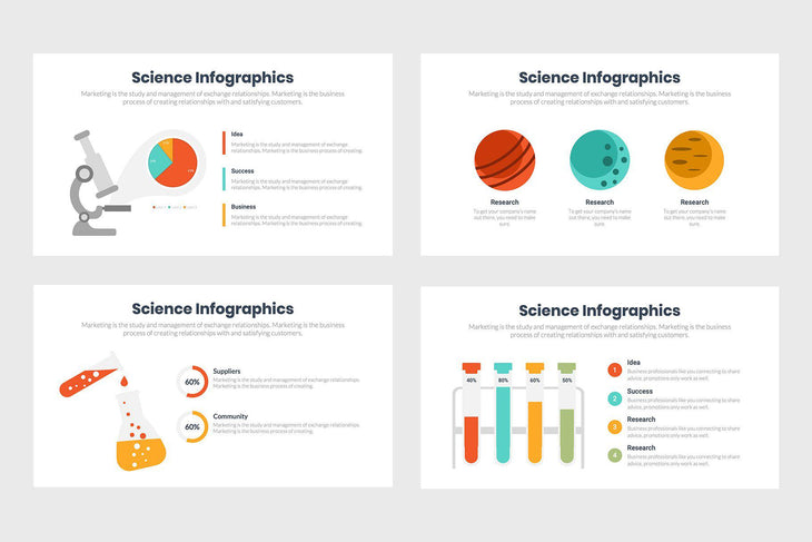 science infographic templates