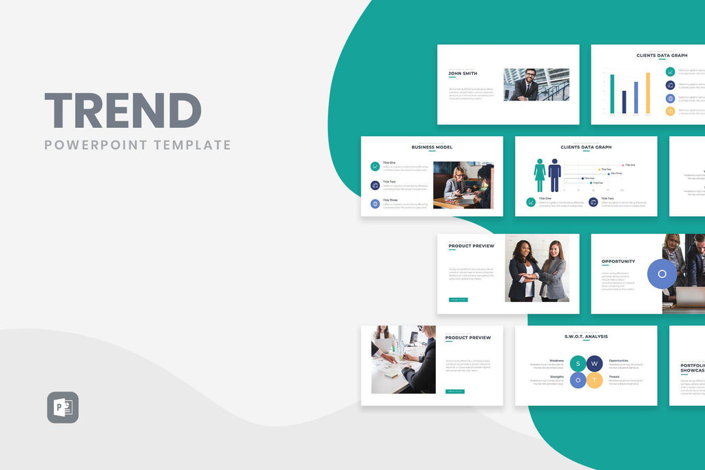 Trend Business PowerPoint Template - Slidequest