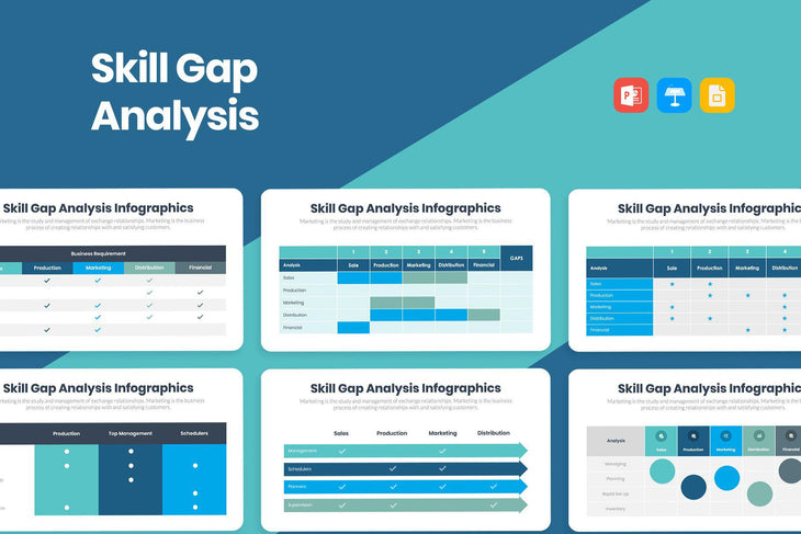 Skill Gap Analysis Infographics Slidequest