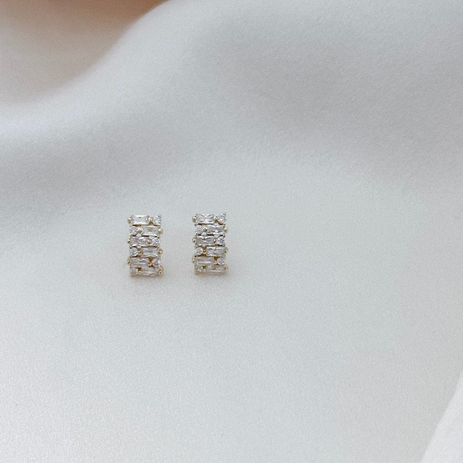 Vixere Stud Earring in 18k Gold – Saint Bones