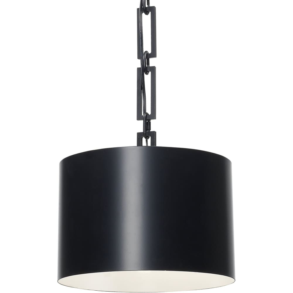 Brian Patrick Flynn for Crystorama Alston 1 Light Matte Black White Mini Chandelier