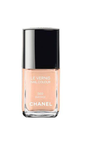 Manicure with only “La base Camélia” by Chanel @Chanel Beauty #labase