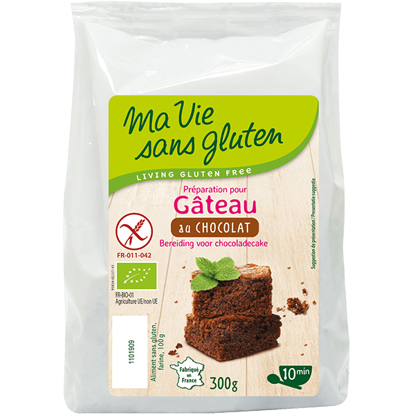 Preparation Pour Gateau Au Chocolat Bio Ma Vie Sans Gluten Acheter Sur Notre Boutique