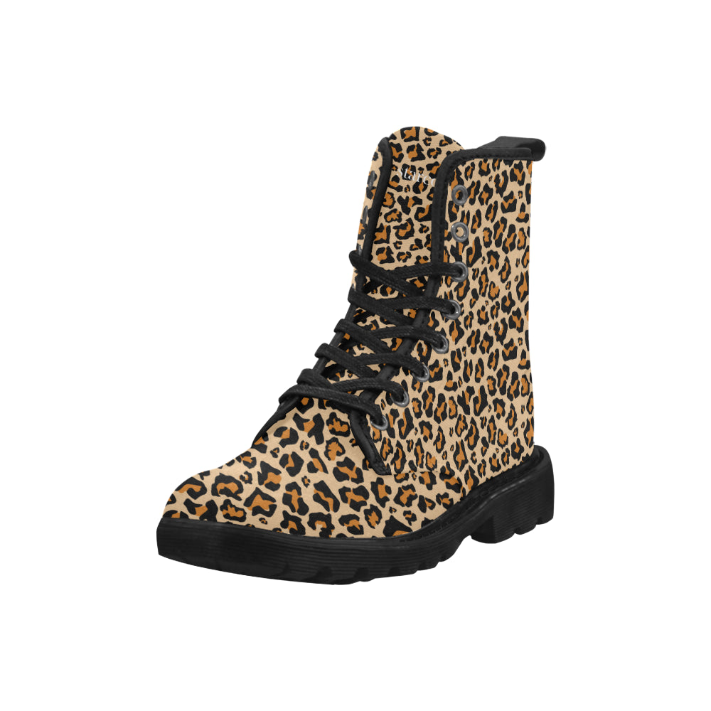vegan leopard print boots