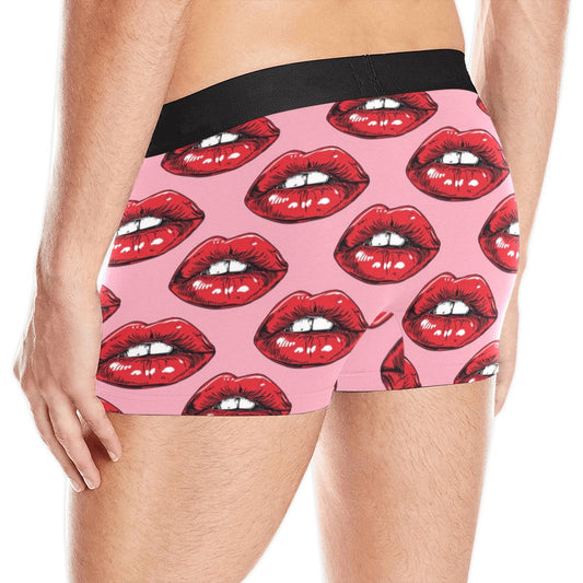 Kiss Me - Mens Sexy Boxer Brief Valentines Underwear