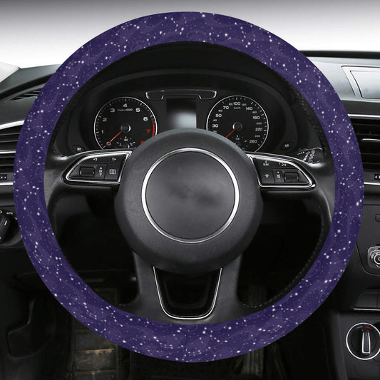 Sun Moon Steering Wheel Cover with Anti-Slip Insert, Black Celestial A –  Starcove Fashion