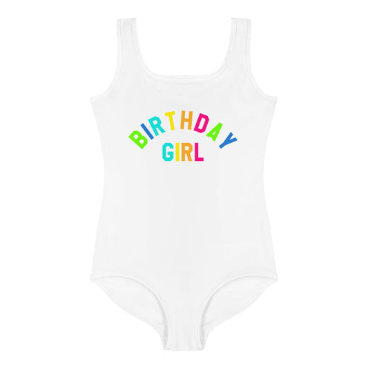 It's My Birthday Girls Swimsuit, Kids Bathing Suit Toddler Personalize –  Starcove Fashion