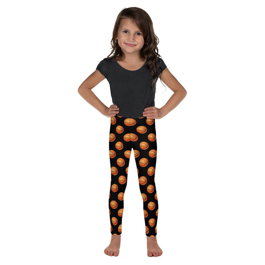 Kid's Checkerboard Leggings, Girl's Black & White Legging