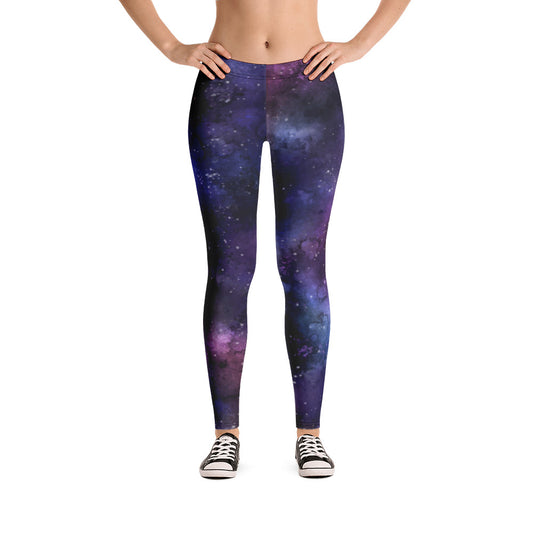 Galaxy Cats in Space Girls Leggings (8-20), Blue Stars Kittens Themed –  Starcove Fashion