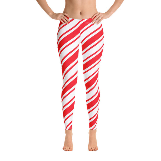 Christmas Candy Cane Kids Girls Leggings (2T-7), Red White Green Toddl –  Starcove Fashion