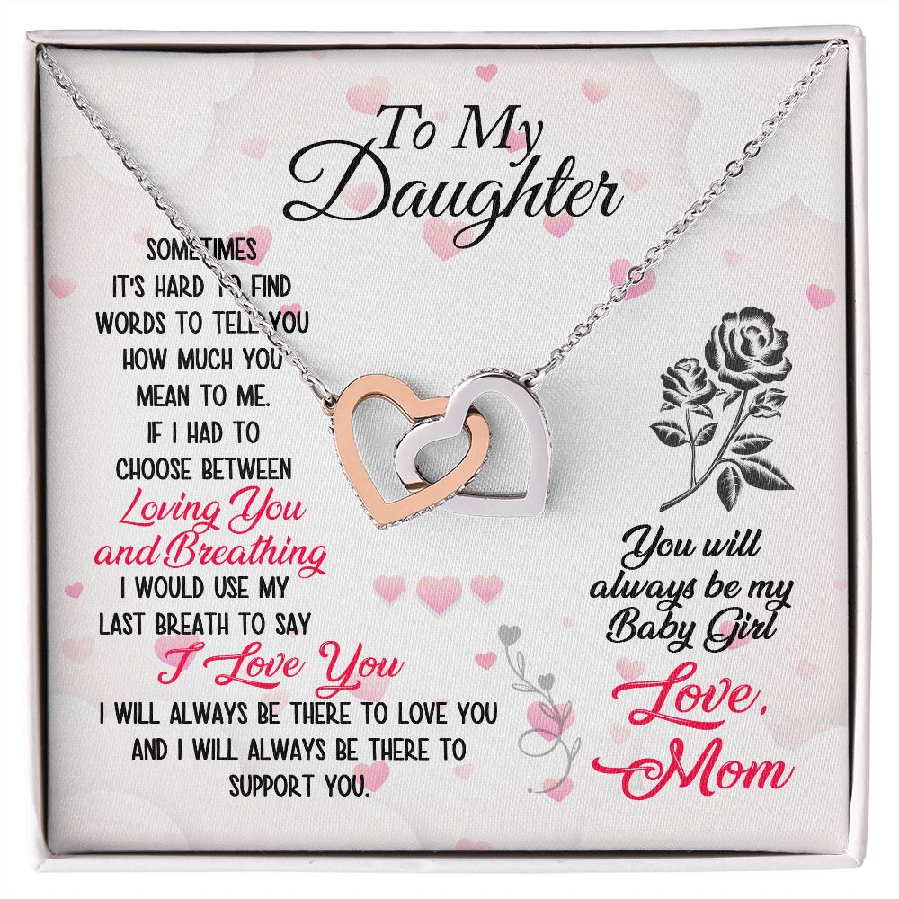 Gift For Daughter From Mom, Daughter Mother Necklace, Daughter Gift Fr -  Sayings into Things