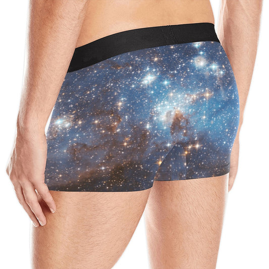 Mens Space Galaxy Printed Funny Boxer Printed Boxer Briefs