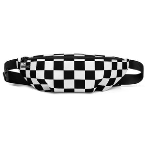 checkered belt bag