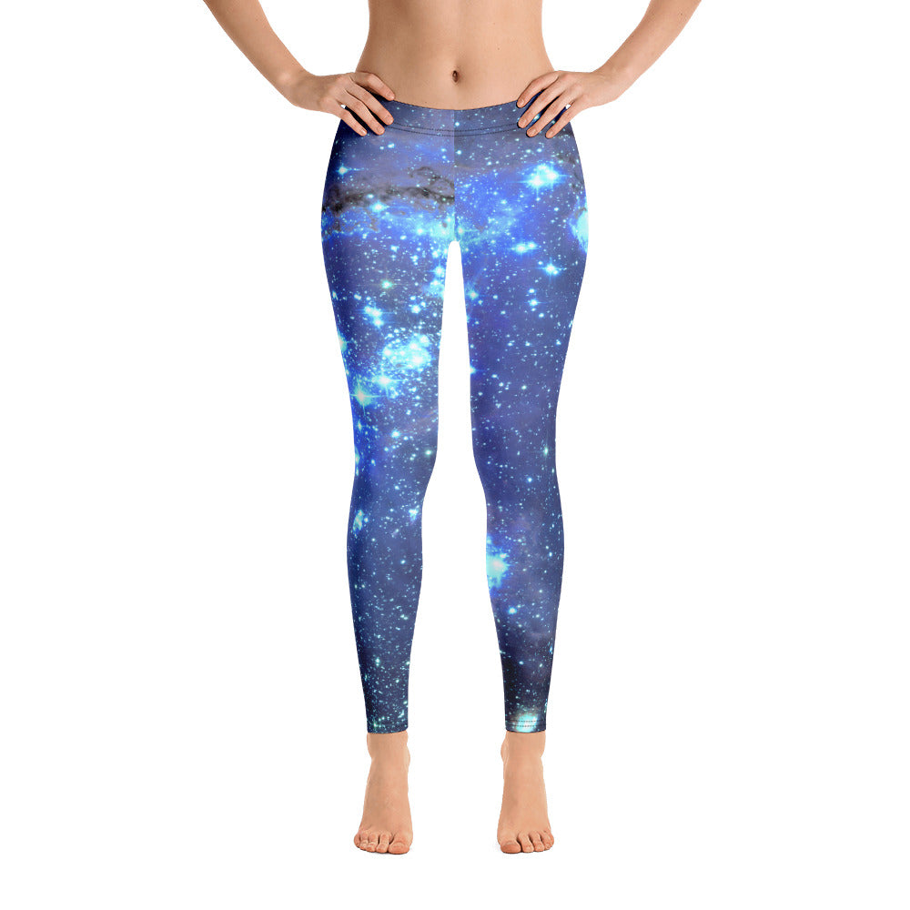 SAYFUT Womens Girls Kint Leggings Galaxy Star Printed Seamless Stretchy  Workout Shapewear Tights Pants - Walmart.com