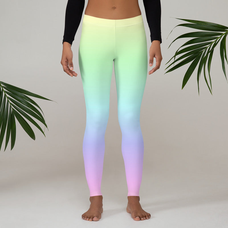 pastel yoga pants