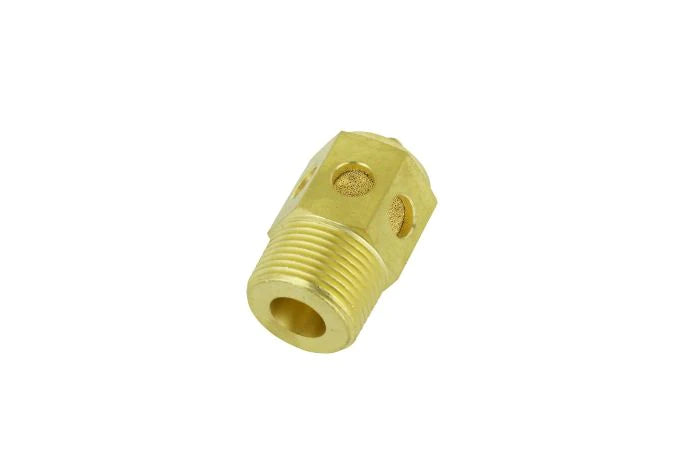 Milton 1087-12 Speed Control Exhaust Muffler, 3/4” MNPT - 40 Micron Sintered Bronze Silencer/Diffuse Air & Noise Reducer - Image 4