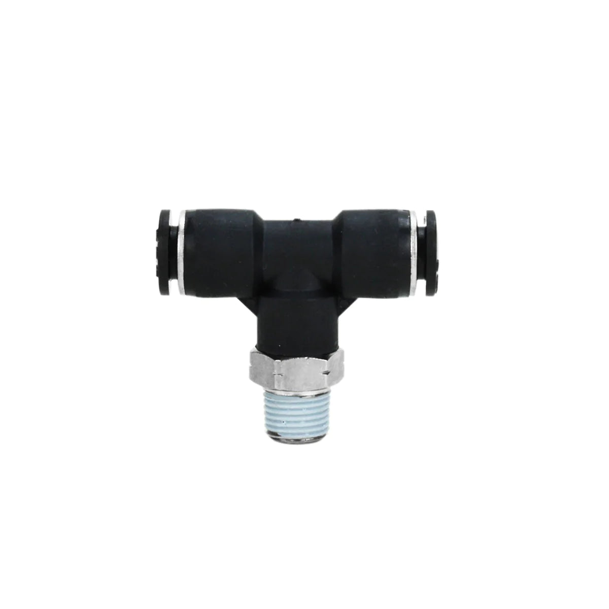 Milton 2204-1 1/8" MNPT 1/4" OD Push-to-Connect Swivel Branch Tee (Box of 10)