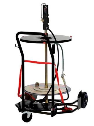 EMPIRE LUBE EQUIPMENT Wolflube Grease Kit – 70:1 – For 400 lbs Drum – Complete + 3 Wheels Trolley (250039)