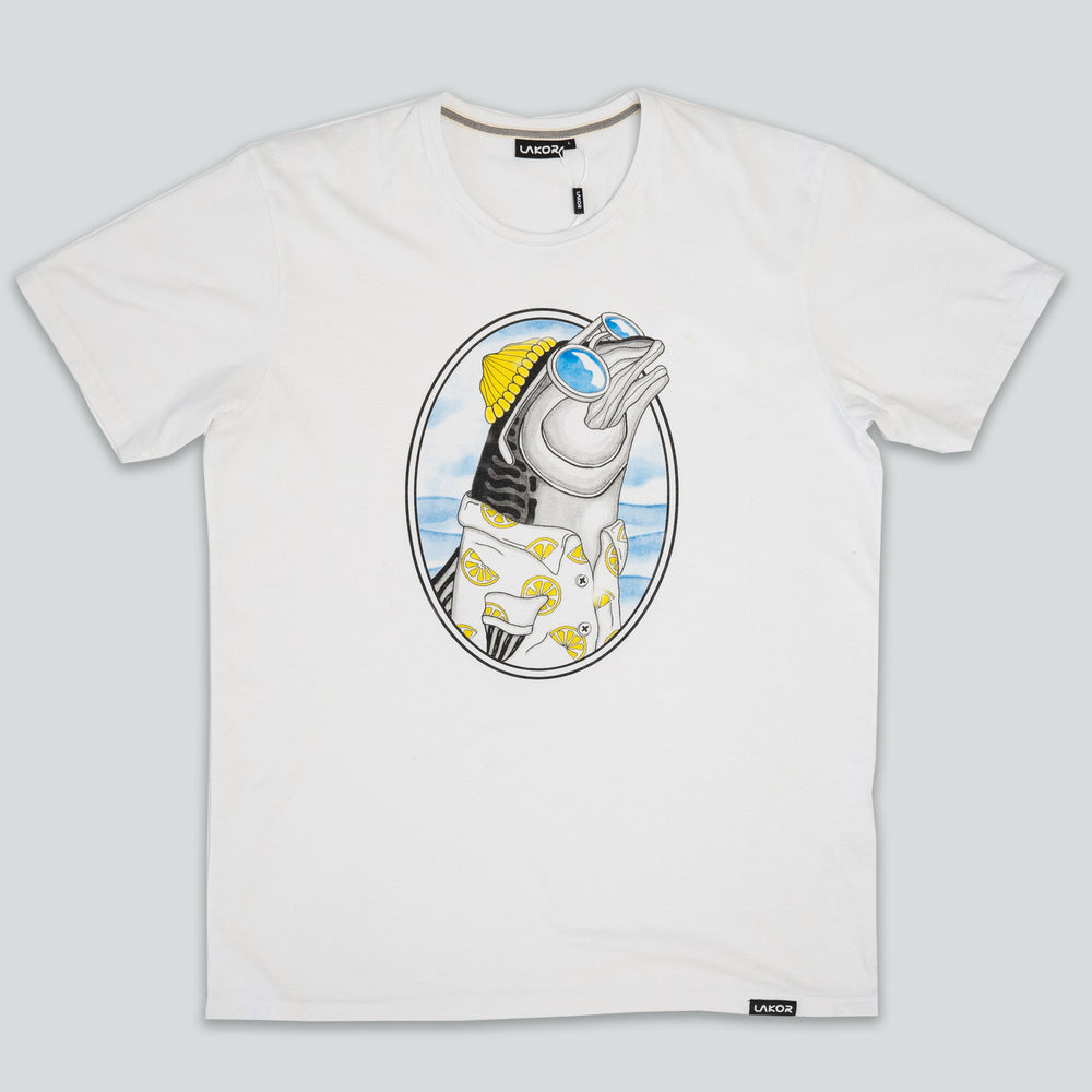 så meget minus Afrika Mackerel Lemon T-shirt – LAKOR