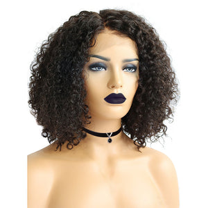 black curly bob wig