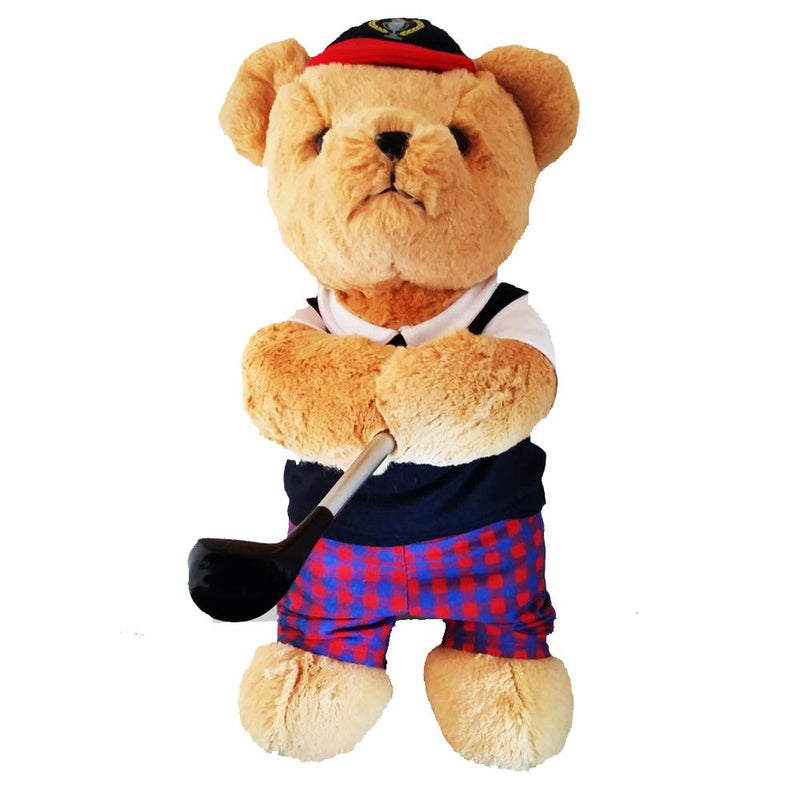 golf teddy bear