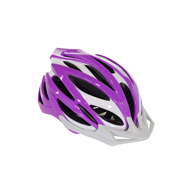 purple cycle helmet ladies