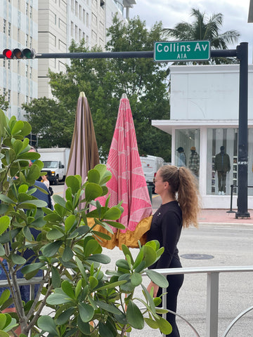 Collins Avenue Miami Beach HKliving USA sun umbrella