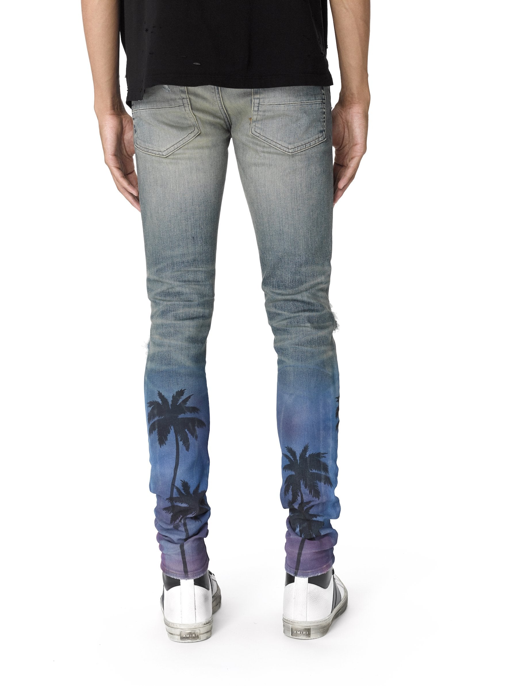 amiri indigo thrasher jeans