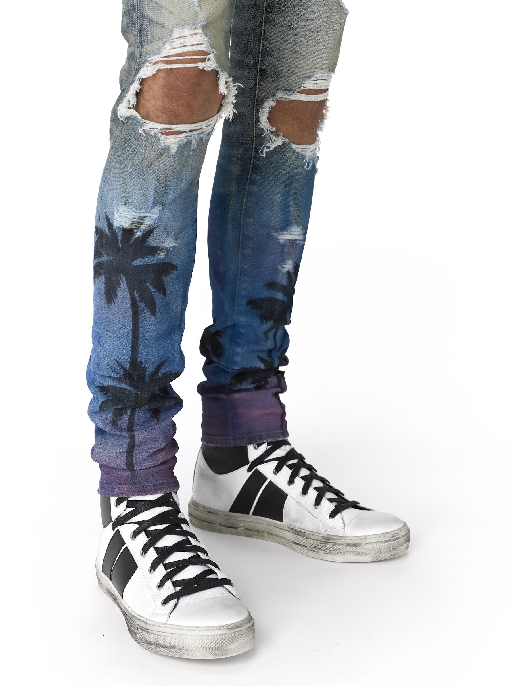 amiri palm jeans