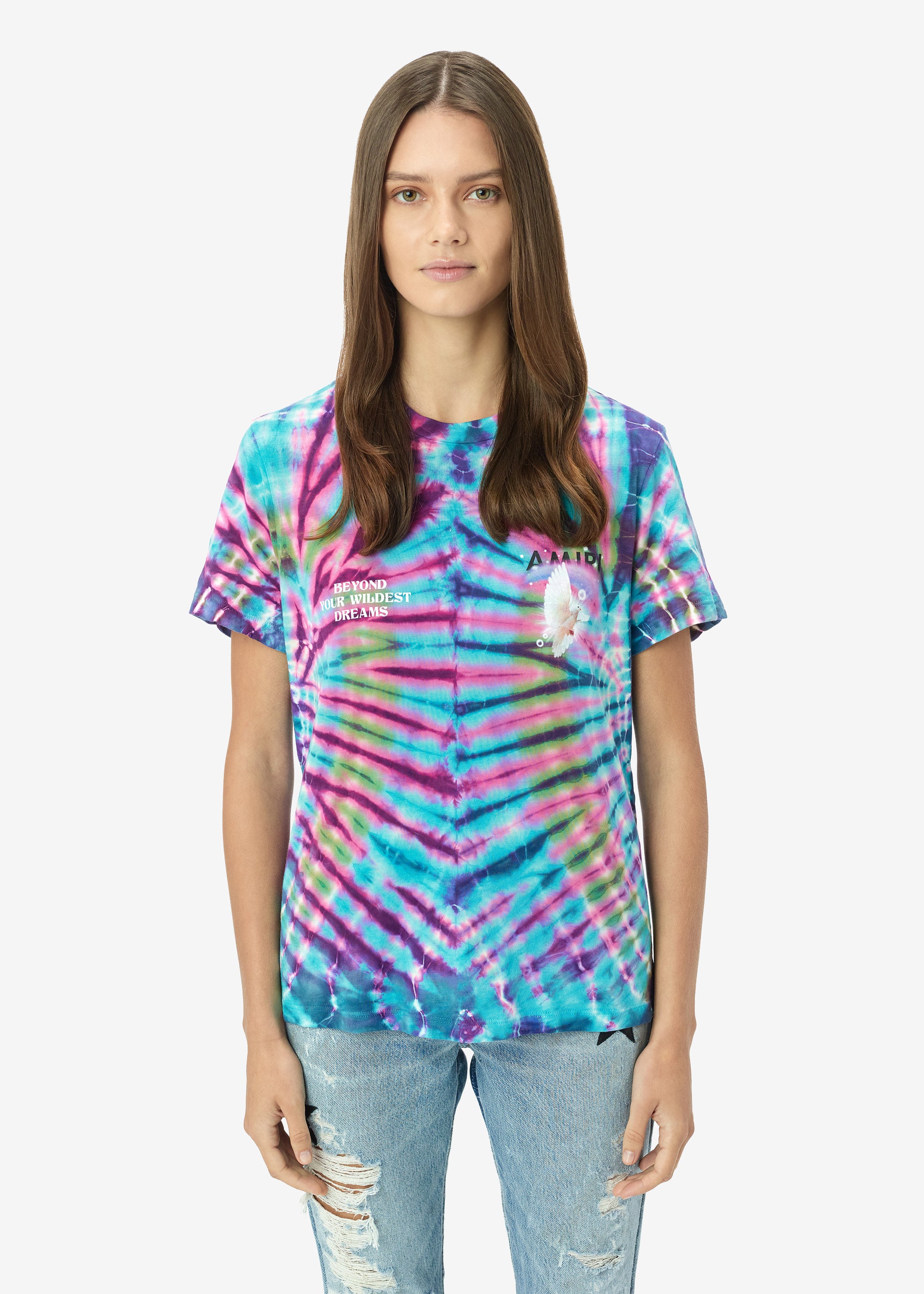 amiri tie dye t shirt