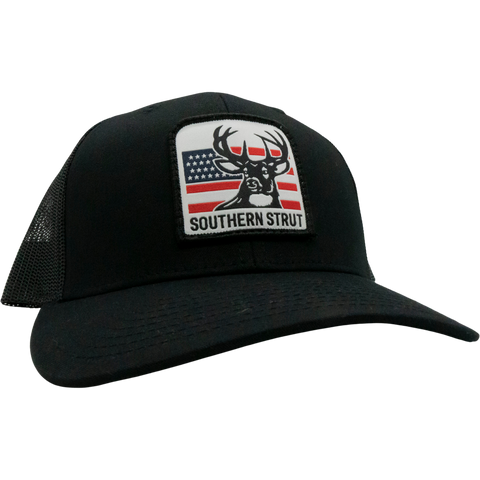 American Tradition - Deer Hunting USA Flag - Patch – Patriot Patch Company  LLC