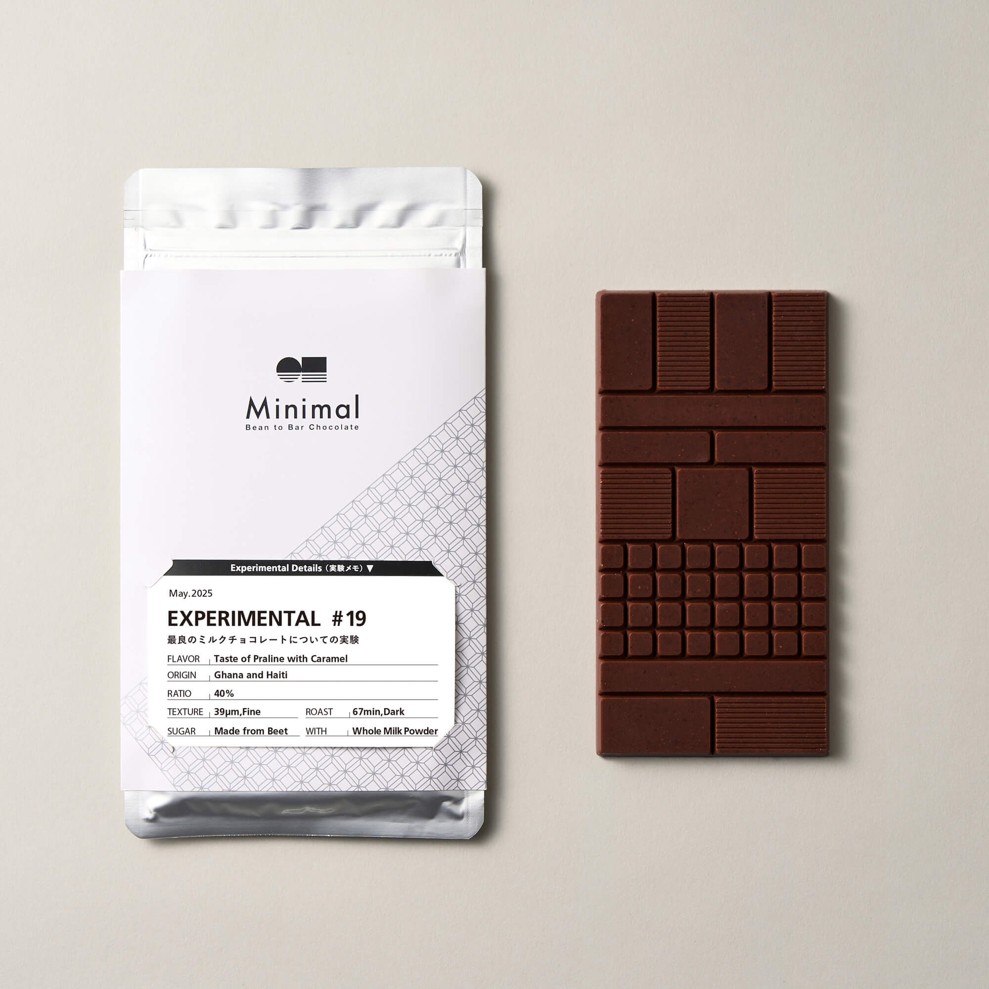 EXPERIMENTAL #19 -最良のミルクチョコレートについての実験-