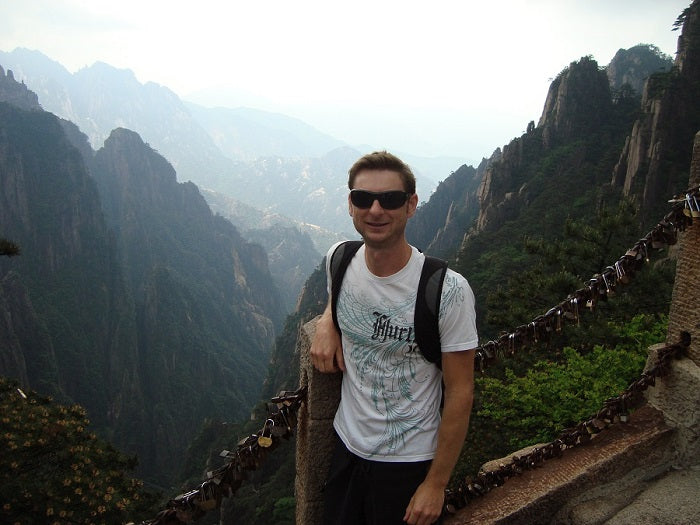 Mike in Huangshan Mountains