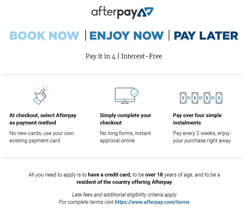 Afterpay Now Available at the Mexican Hammock Store