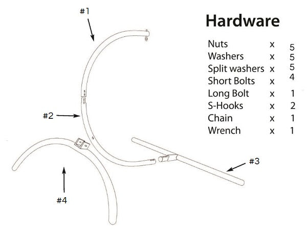 Chair Hammock Stand Assembly Image