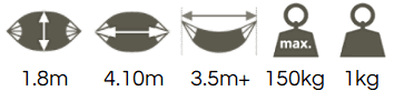 Mexican Double Hammock Dimensions
