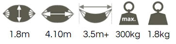 Polyester hammock dimensions