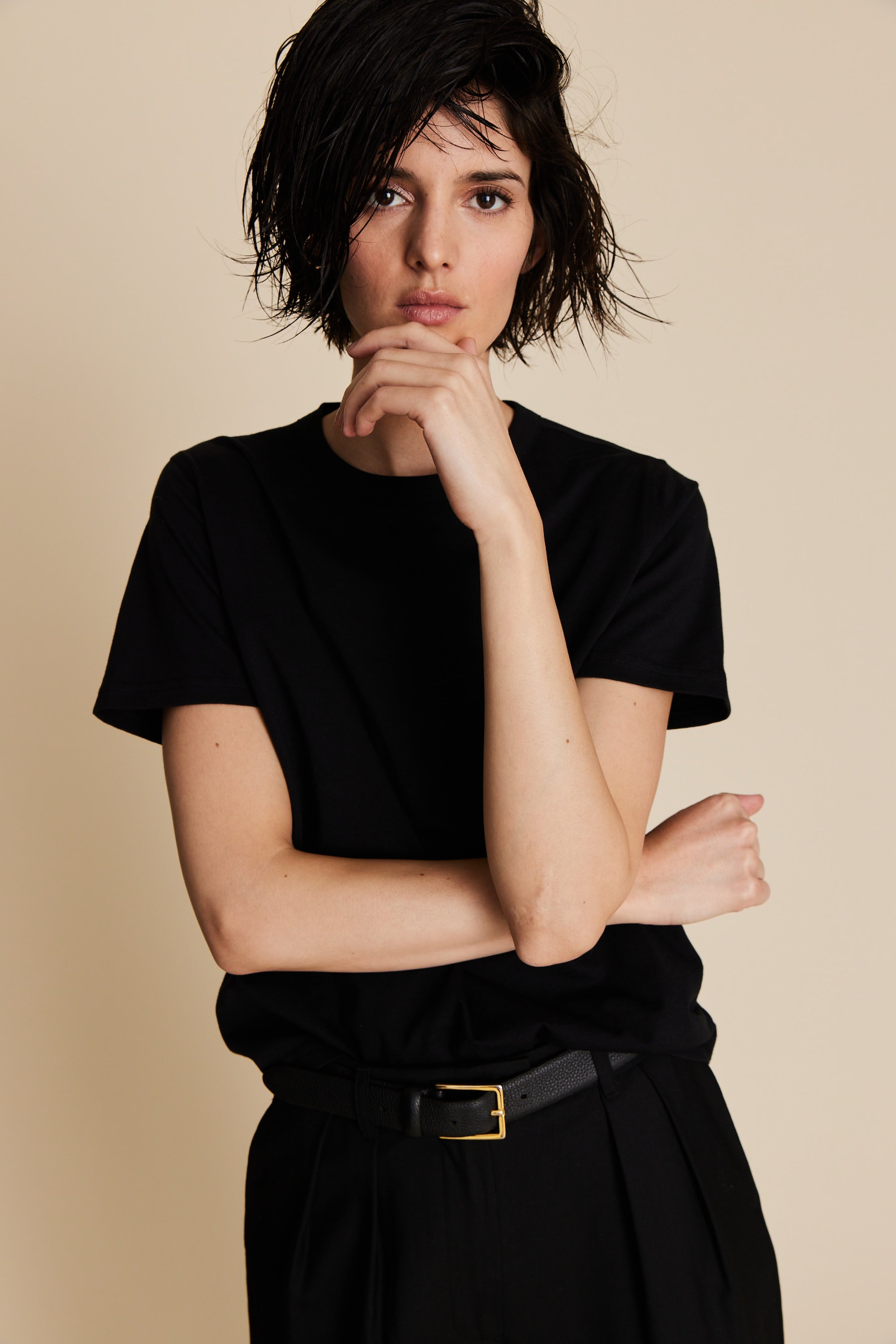 The Iconically Soft Perfect Tee in Black