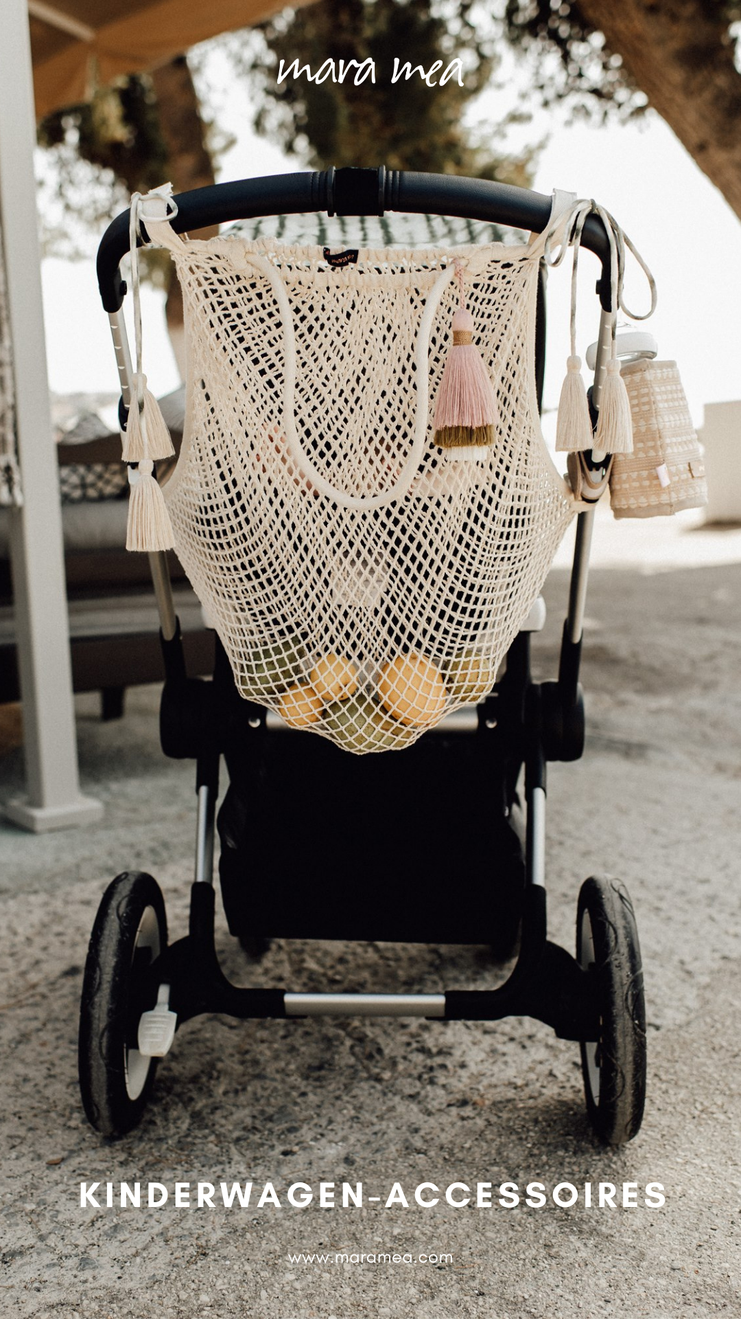 Kinderwagen-Netze für den Strandurlaub mit Baby von mara mea
