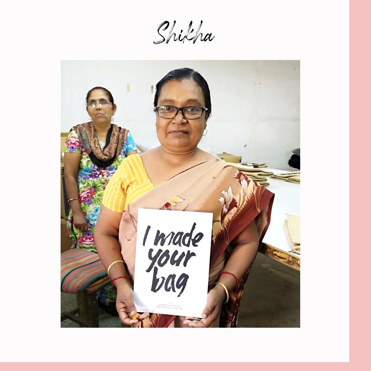 Shikha - maramea Beena - our bag production