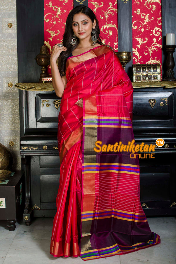 Sambalpuri Design Bamkai PapaSilk Saree with Blouse Piece Blue Colour -  India Looms