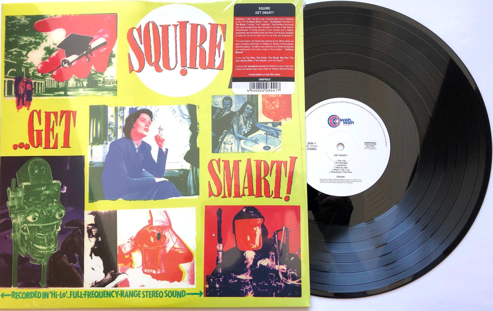 Squire Get Smart Vinyl Lp With Special Insert Hilo Records