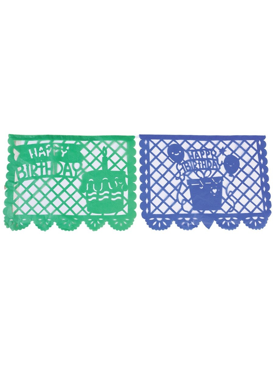 Guia De Papel Picado Happy Birthday | Mexico Artesanal