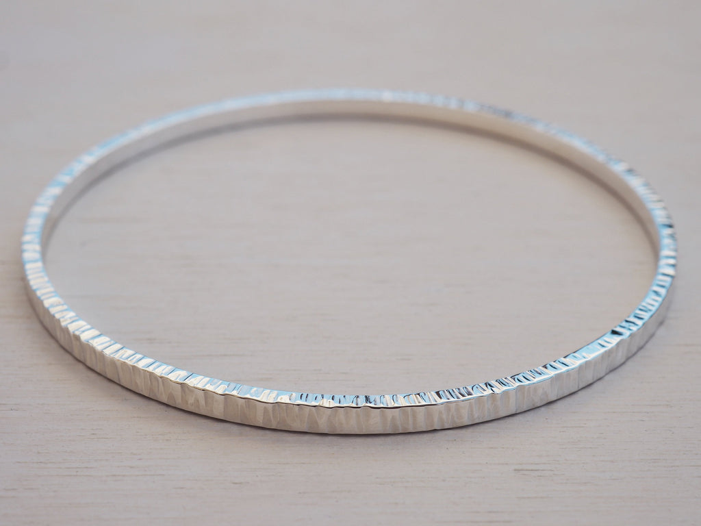 Silver Seashell Bangle | Periwinkle | Sterling Silver – tinysilver