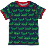 Maxomorra Crocodile Shortsleeve T-shirt